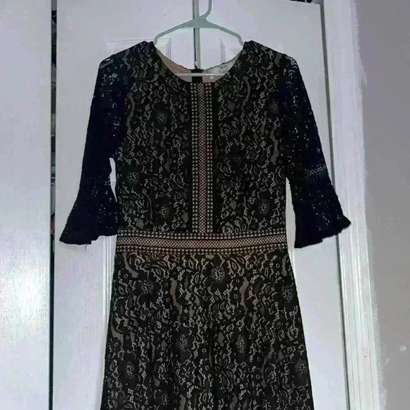 Formal Modest Black Dress - Picture 1 of 5